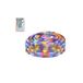 VoltShine Led-lichtsnoer met 4 AA-batterijen, rechte leren kabel, RGB, 0,3 m + 10 m, 100 leds, 10 cm, transparante kabel, afstandsbediening met 32 toetsen, IP44.