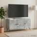 Maison Exclusive - meuble TV couleur béton, 99 x 34,5 x 50 cm, fabriqué en panneau de fibres de bois