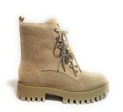 GUESS Dameslaarzen Fizzle Beige Synthetisch Enkellaarzen Maat 37