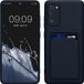 kwmobile telefoonhoesje geschikt voor Samsung Galaxy S20 FE - Hoesje met pasjeshouder - TPU case in donkerblauw