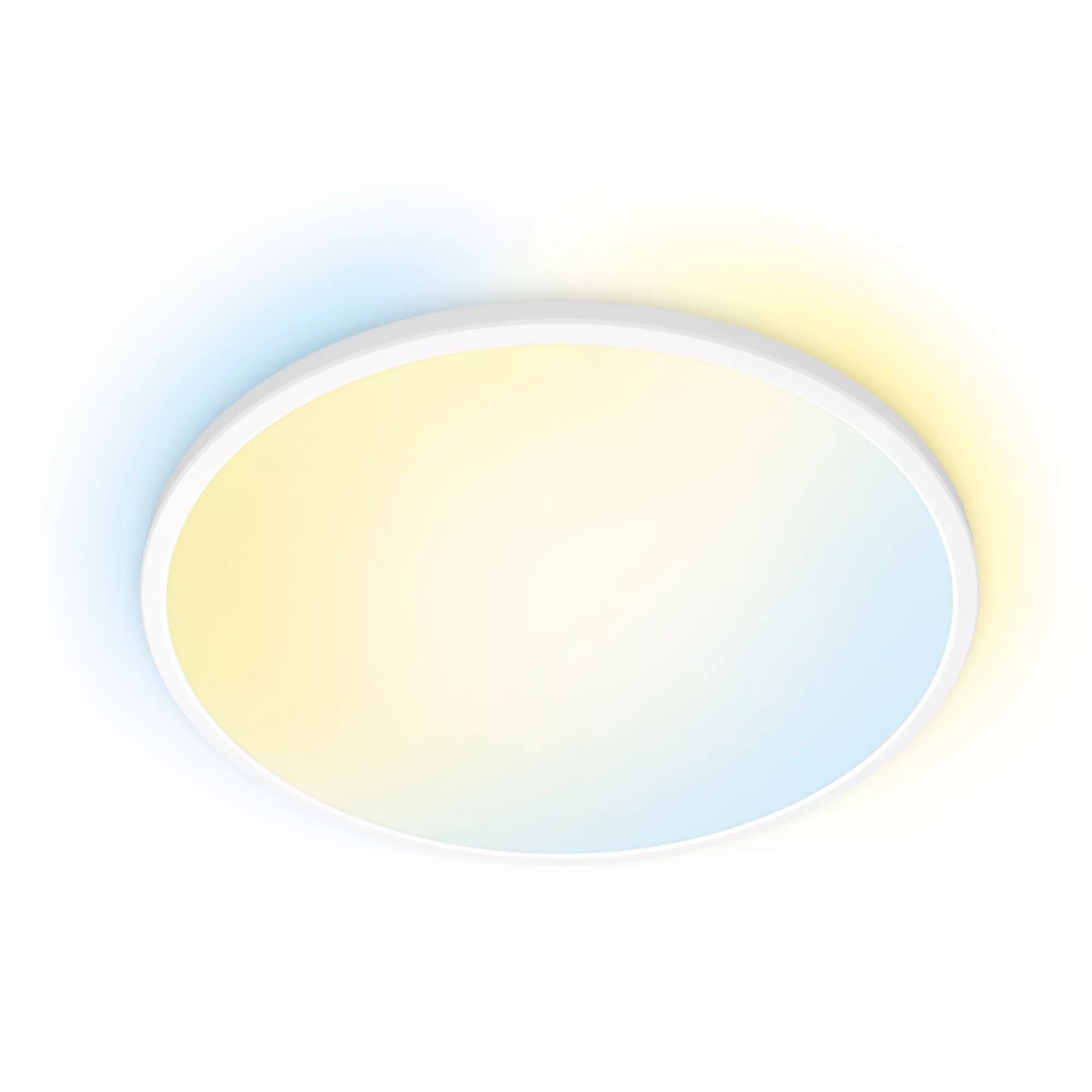 WiZ SuperSlim Plafondlamp - 43cm - Warm tot Koelwit - 22W - Wit - Wi-Fi