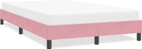 vidaXL Roze Fluwelen Bedframe 120x210 cm