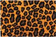 Merkloos Relaxdays Deurmat Kokos Panter 60x40 cm