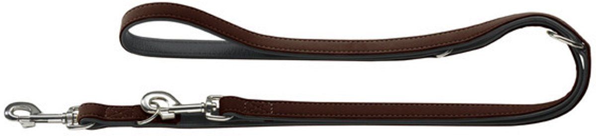 Hunter Trainingslijn Softie Bruin&Zwart - 200cm - Leer