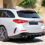 AutoStyle Dakspoiler (Spoiler Cap) compatibel met Mercedes C-Klasse W206 Kombi 2021- (ABS Glanzend zwart)