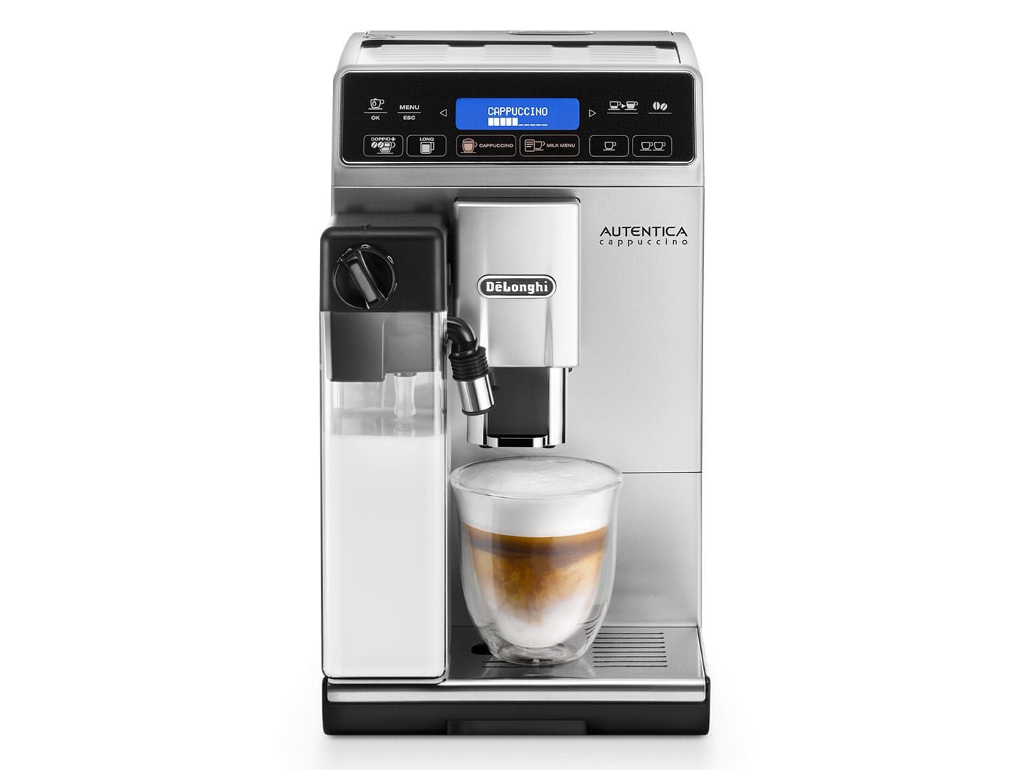 De'Longhi Autentica Cappuccino ETAM 29.660.SB - Espressomachine - Zwart/Zilver