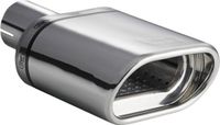 Ulter Sport Uitlaatsierstuk - Ovaal 145x75mm - Lengte 200mm - Montage ->50mm - RVS