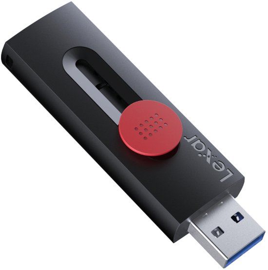 Lexar JumpDrive D300 USB flash drive - 32 GB - USB Type-A / USB Type-C 3.2 Gen 1 - Zwart