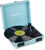 Audizio RP111BL Retro Platenspeler met Speakers - Blauw