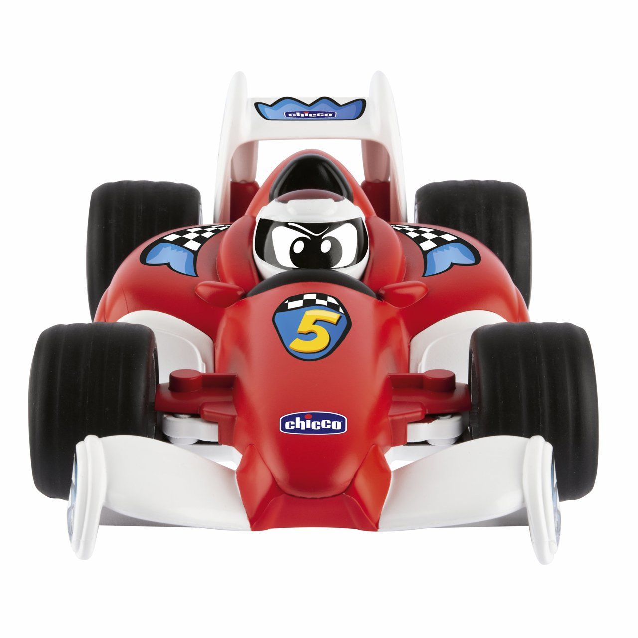 Chicco Tom Race RC Car - Red/White - Remote Control - Ages 2-5