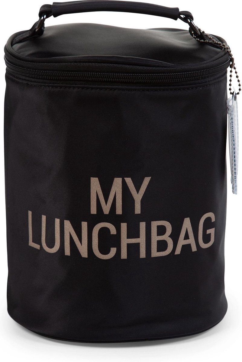 Childhome MY LUNCHBAG - MET ISOLERENDE VOERING - ZWART GOUD