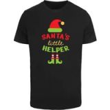 Merchcode Shirt 'Christmas Santa´s Little Helper' geel / lichtgroen / rood / zwart