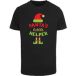 Merchcode T-shirt 'Christmas Santa´s Little Helper' geel / lichtgroen / rood / zwart