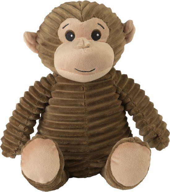 Warmies Warmte/magnetron opwarm knuffel Aap Bruin 30 cm