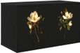 vidaXL Wand TV Kast BREMEN 69 x 33 x 40 cm Zwart eiken