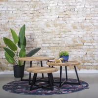 Gister&Vandaag Salontafel Leonie - Mangohout - Rond