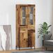 vidaXL Hoge kast, gerecycled hout, 69,5 x 34 x 180 cm, houtvezel