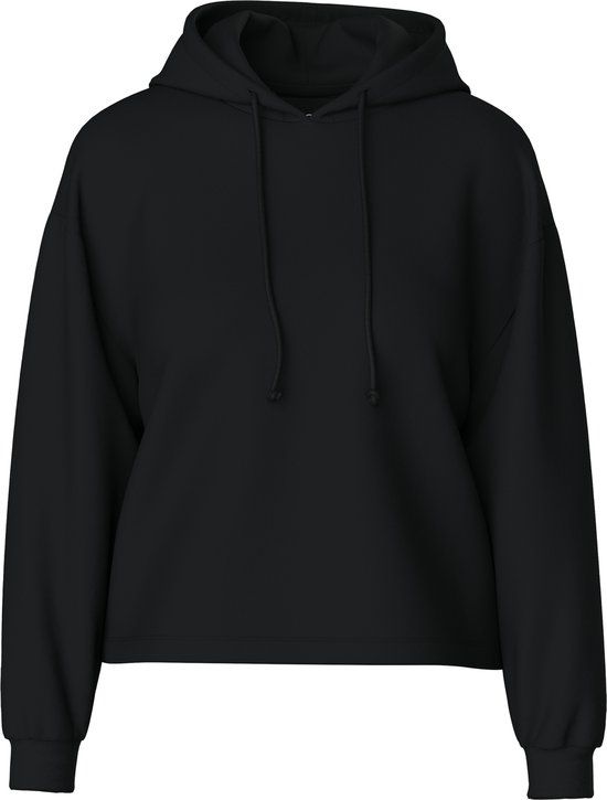 PIECES PCCHILLI LS HOODIE Dames Trui - Zwart - Maat L