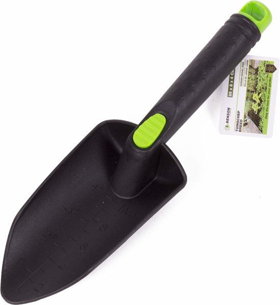 Benson Breed Tuinschepje - 8 cm - Glasvezelversterkt - Grijs/Groen