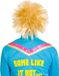Folat Funky 80's Pruik Blond Kort Krullen Unisex Synthetisch Haar
