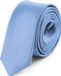 Ladeheid Cravate Étroite - Polyester - Uni - Indigo - 150 cm x 5 cm