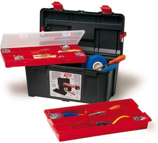 Tayg Gereedschapskoffer - 445x235x230mm - Zwart