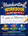 Handwriting Books for Kids Ages 10-12: Penmanship Practice Workbook with Writing Prompts, Brain Teasers, Facts & Tongue Twisters for 4th, 5th & 6th Grade