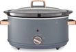 OEM [Brand] Slowcooker met Timer - 6.5L - Grijs