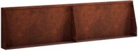 vidaXL - Keermuur - 2 st - 80 x 12 x 40 cm - weervast staal - Roestkleurig