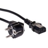 Akyga AK-PC-01C Stroomkabel, 1.5m, Zwart