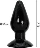Hidden Desire Scala 2.0 BV. Buttplug Large 14cm Black PVC Waterproof