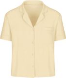 Hunkemöller Essential Jersey Short-Sleeved Jacket Geel