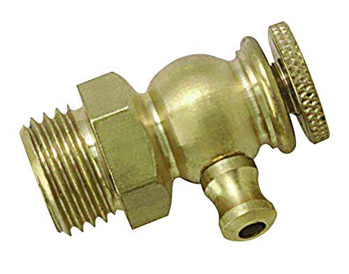 Boutté V10 ontluchter voor radiator, met uitloop, diameter 13, messing, goudkleurig