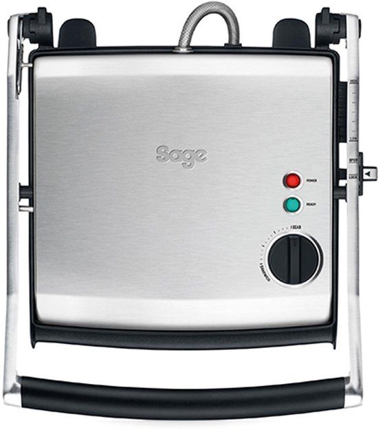 Sage the Adjusta Grill™ Contactgrill - Zilver