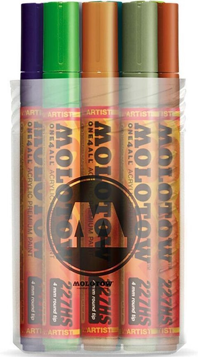 Molotow One4All - 4mm Main-Set 2 - Acrylmarkers - Set van 12 stuks