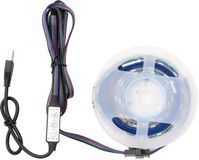 vidaXL LED strip met LED-stripverlichting Zwart 180 cm SMD5050