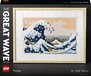 LEGO Art Hokusai – De grote golf 3D Wanddecoratie Knutselpakket 31208