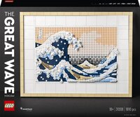 LEGO Art Hokusai – De grote golf 3D Wanddecoratie Knutselpakket 31208