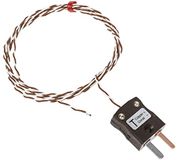 Thermokoppel Type T, Sonde Ø 1/0,2 mm, L 1 m, 250 °C Max