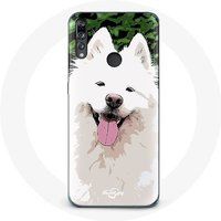 Maniacase Hoesje voor Huawei p30 Lite Samojeed Wit hondenras