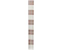 KnitPro SmartStix sokkennaalden 20cm 2.50mm bruin/ metaal Metaal