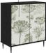 vidaXL Dressoir GOTHA Zwart eiken 69 x 33 x 76 cm Bewerkt hout