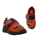 Leomil Disney Cars - Pantoffels voor jongens - Lightning McQueen Sloffen voor kinderen met klittenbandsluiting en Bliksem - Maat 29 - Rood