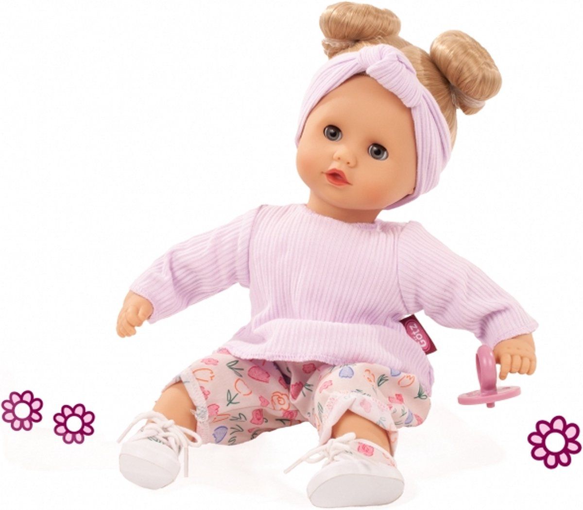 Gotz Götz Muffin Babypop - 33cm - Blond Haar - Blauwe Ogen
