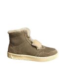 Sioux MAITES SNEAK 006-LF Hoge sneakers Veterboots Dames veterschoenen Dames sneakers Half-hoge schoenen Wit/beige Maat 39