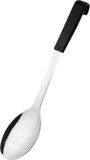 Vogue serveerlepel met zwarte handgreep 34cm