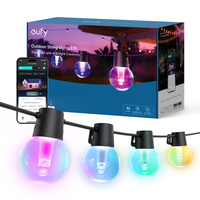 ‎eufy eufy Buitenverlichting Lichtsnoer E10 - Slimme buitenverlichting - 30 meter - RGB - IP65 - Alexa & Google Assistant