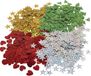 Creativ company Pailletten, afm 14-16 mm, 4x20 gr/ 1 doos