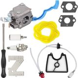 OEM Vinatio Handels GmbH Carburateur voor Husqvarna 125B 125BX 125BVX Bladblazer Trimmer met Luchtfilter Brandstofleiding Kit