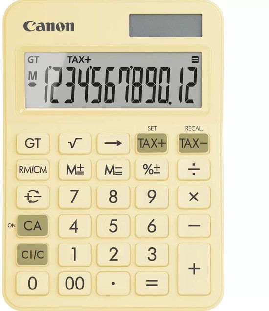 Canon LS-125KB Geel Rekenmachine